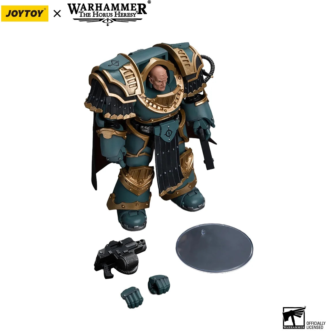 JoyToy Warhammer 40K Sons of Horus Legion Praetor 1/18 Figure in Armor