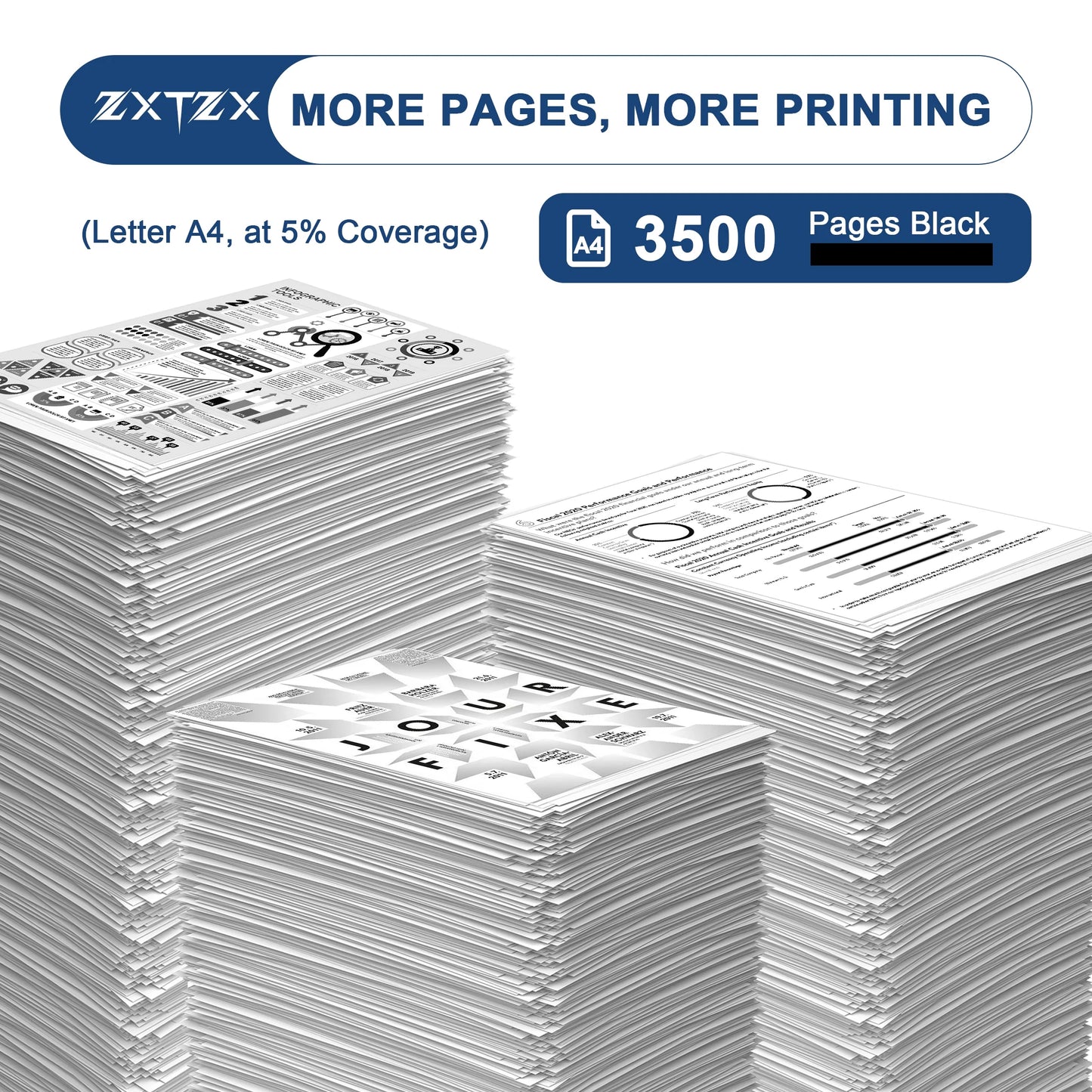 Brother TN830XL Toner Cartridge Compatible 2-Pack for MFC-L2820DW Printer - New!