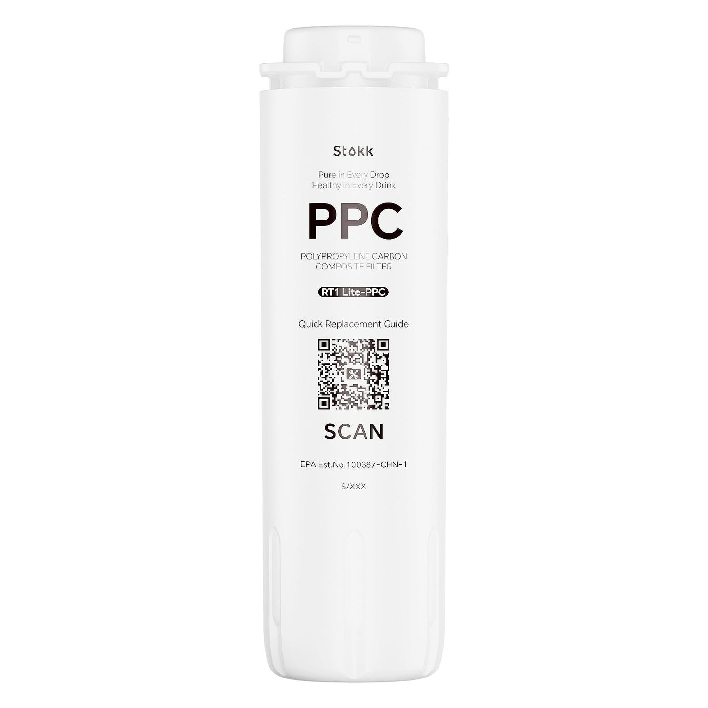 Stokk RT1 Lite-PPC Replacement Filter for T1-Lite E1 RO System 6-12 Months - NEW!