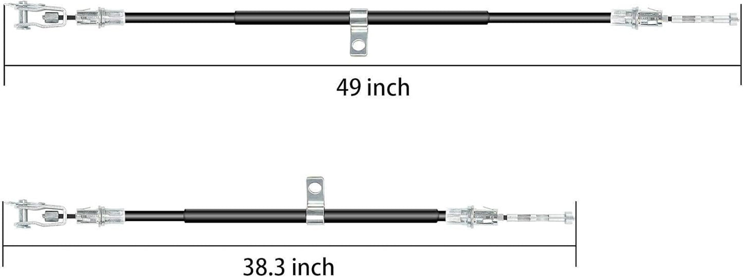 Golf Cart Brake Cable Set for Club Car Precedent & Tempo 2004+ OEM Replacement - NEW!