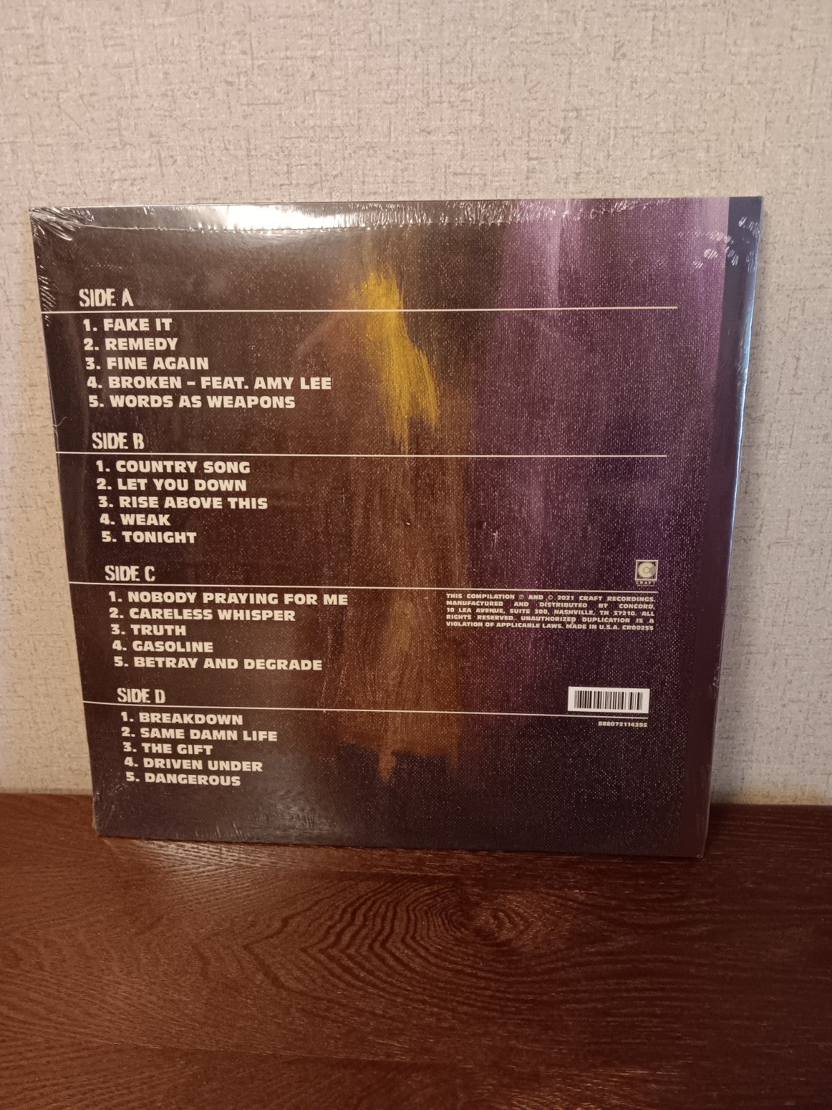 Seether "Vicennial - 2 Decades" Vinyl Record 2022 Limited Edition Rock - NEW!