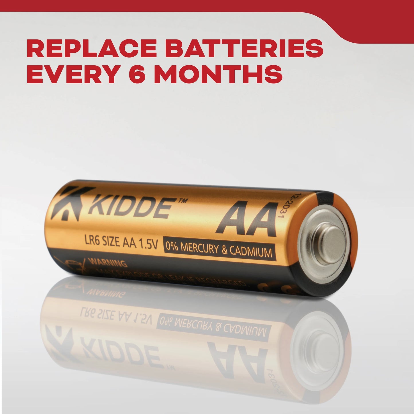 Kidde 20SAR Hardwired Photoelectric Smoke Detector with AA Backup, New!