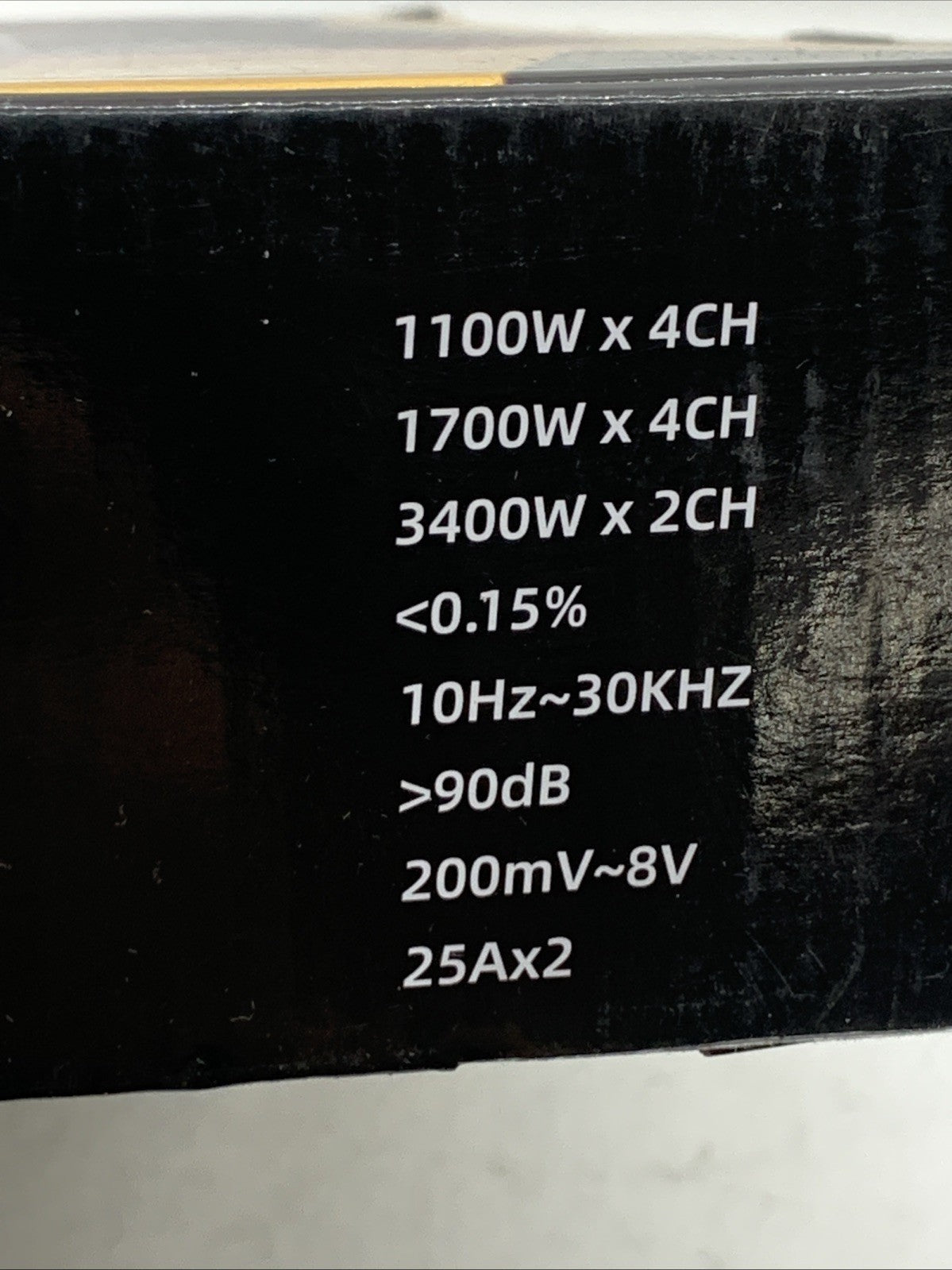 ZYZCLES ZY-Z9500F 6800W High Power 4 Channel Car Amplifier -No Cords- NEW!