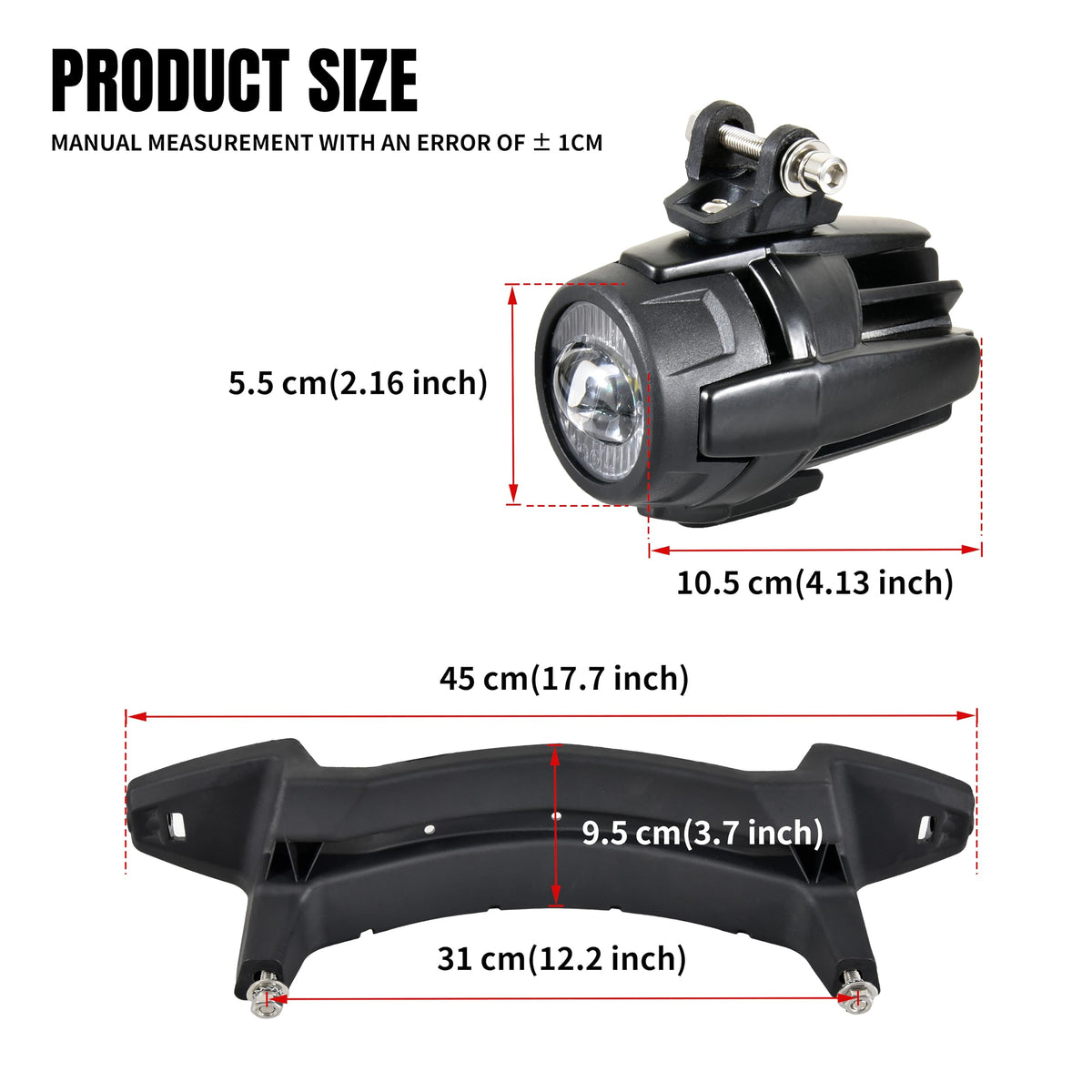 VEISUTOR LED Fog Lights Kit for BMW R1250GS 2014-2024 Motorcycle Accessories - NEW!