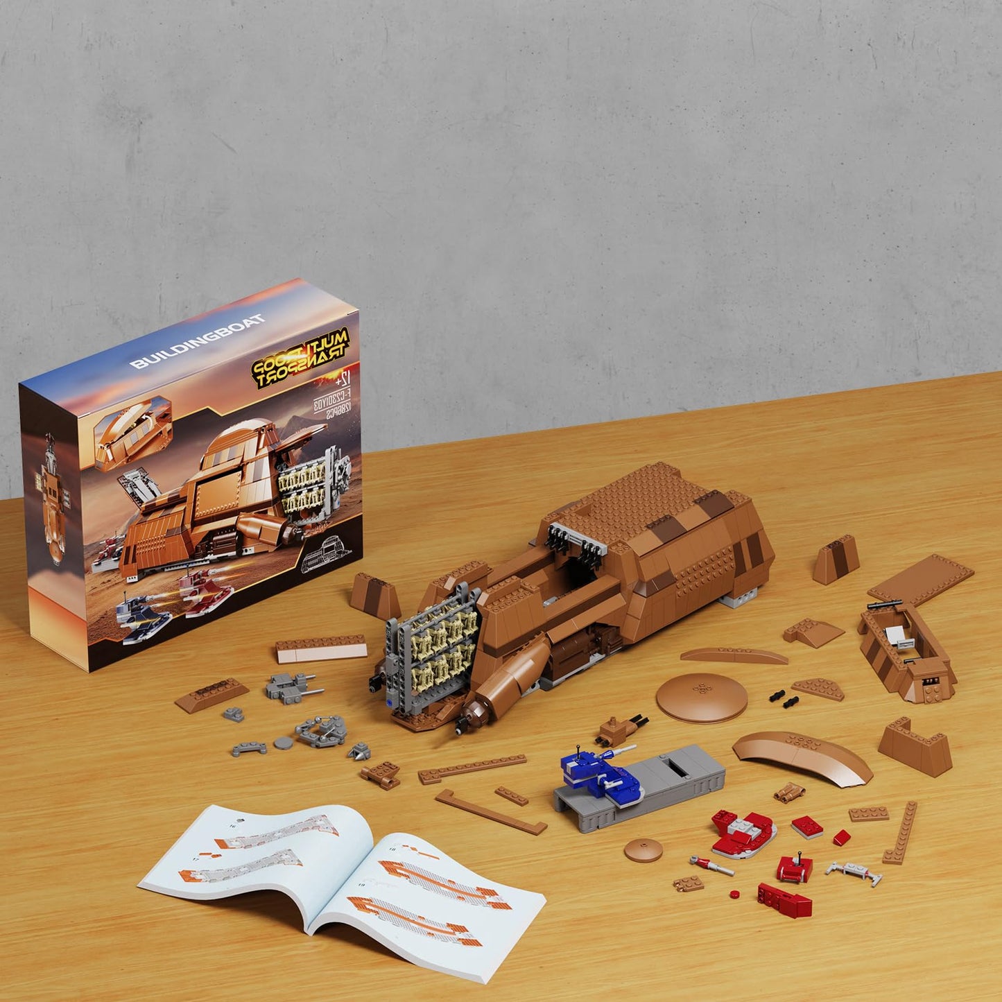 BuildingBoat Trade Federation Droid Ship Multi Troop Transport Kit for Kids - NEW!