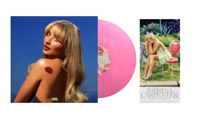 Limited Edition Bubblegum Marbled Vinyl LP by Sabrina Carpenter - Short n' Sweet - NEW!