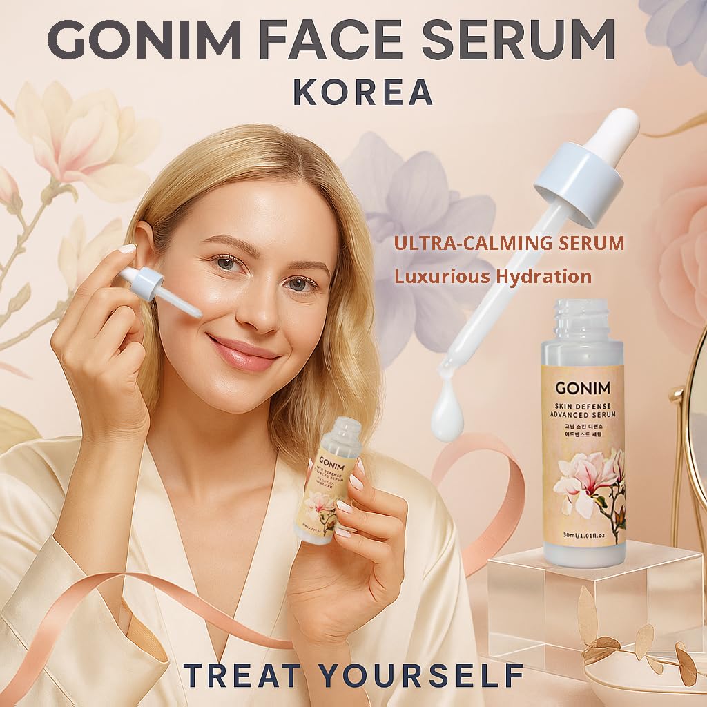 Gonim Skin Defense Advanced Serum Moisturizer / Repair, 1 oz, New, Exp. 9/27