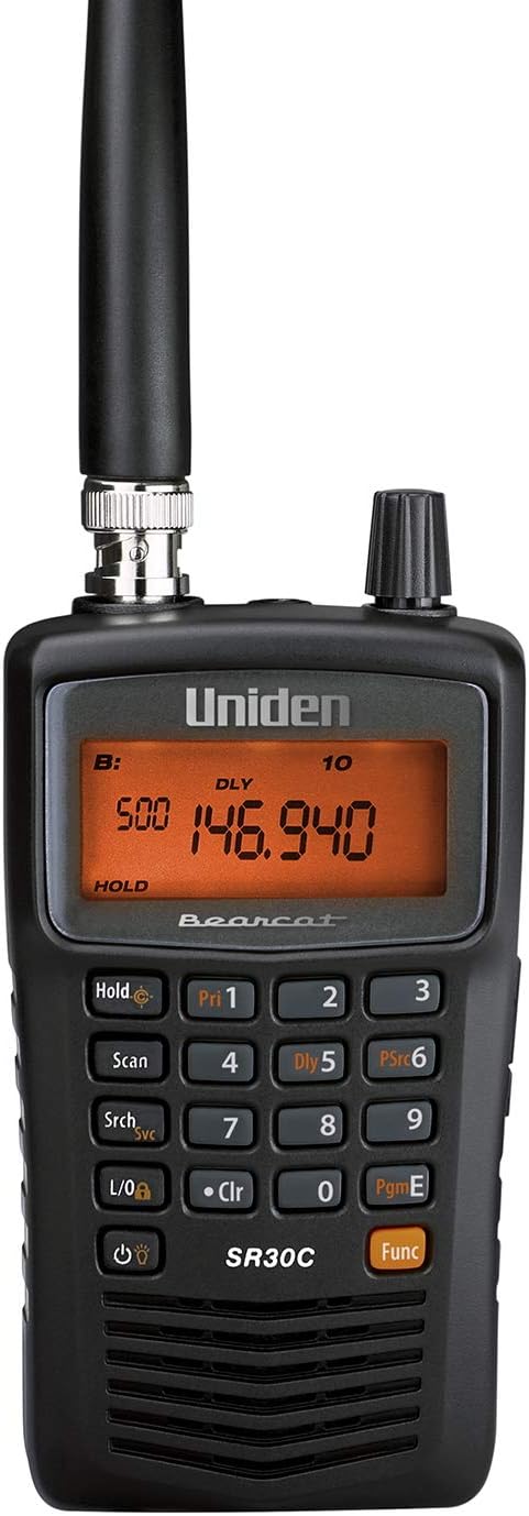Uniden Bearcat 500 Channel Compact Handheld Analog Scanner, SR30C - New!