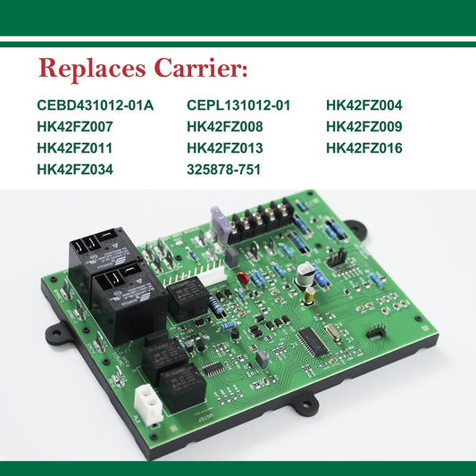Wylstan Updated Furnace Control Board ICM282A, for HK42FZ013, HK42FZ004, New!