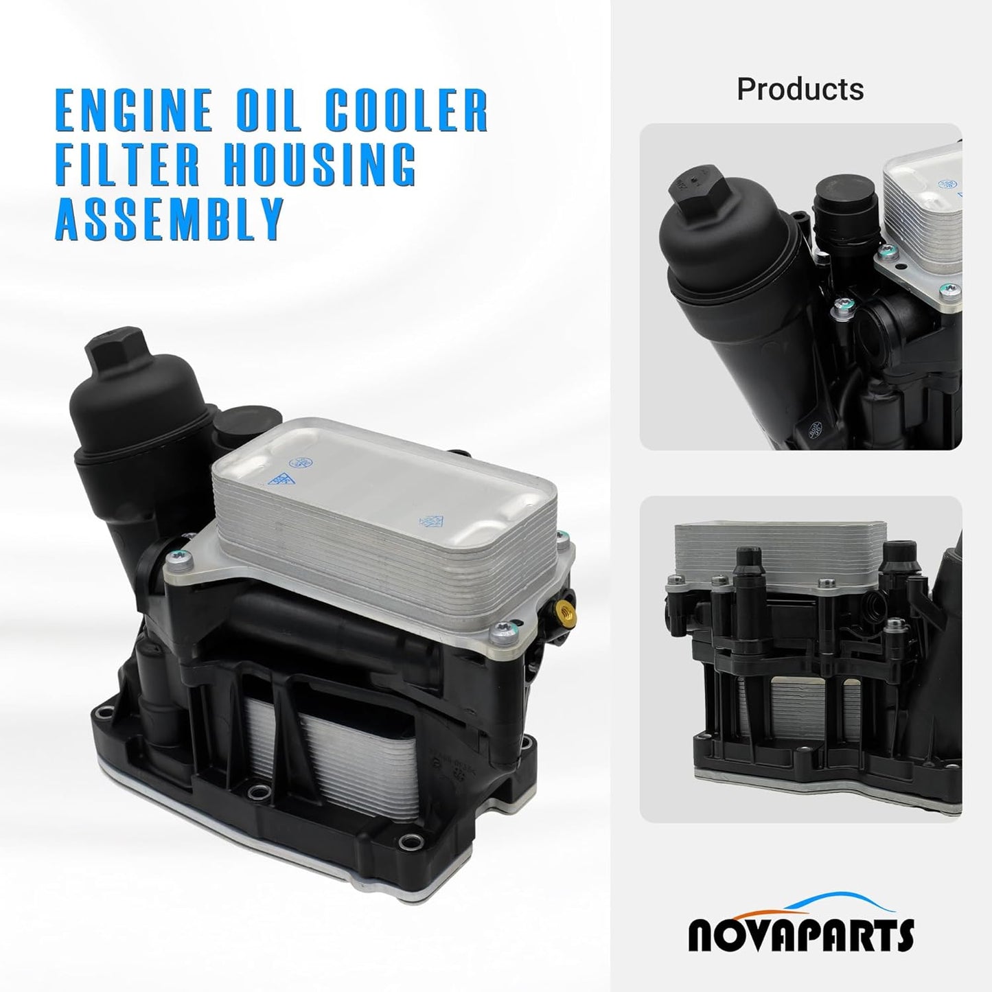 Engine Oil Cooler Filter Housing Assembly 2014-2018 BMW 328d, X3, X5, 535d, New!