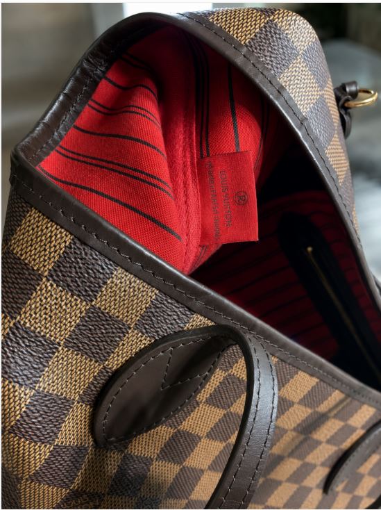Louis Vuitton Neverfull MM Damier Ebene Tote Bag Brown-  Excellent Condition!
