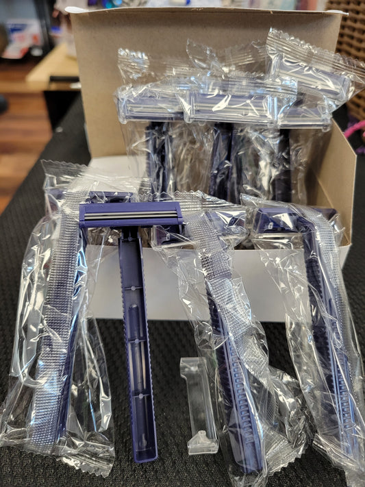10 pack Twin Blade Disposable Razors