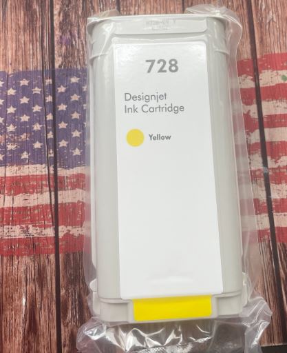 Compatible Yellow Inkjet Cartridge C9373A 130ml for HP DesignJet 72 - NEW!