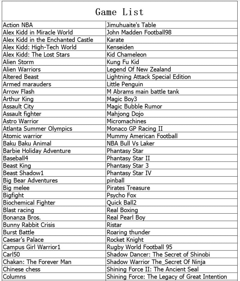 Sega Genesis Mini Game Console w/ 188 Built in Games - New!