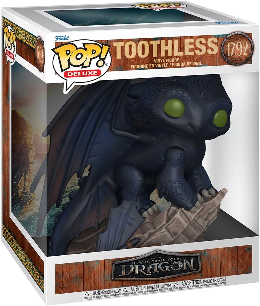 Funko Pop! 1792 How To Train Your Dragon Toothless, 3.75" Vinyl Figure, New!