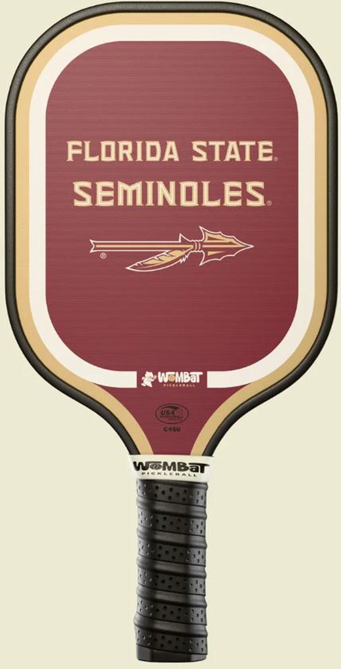 Wombat Pickleball Paddle / Racquet, Pick Your College Team, USAPA Approved, New!