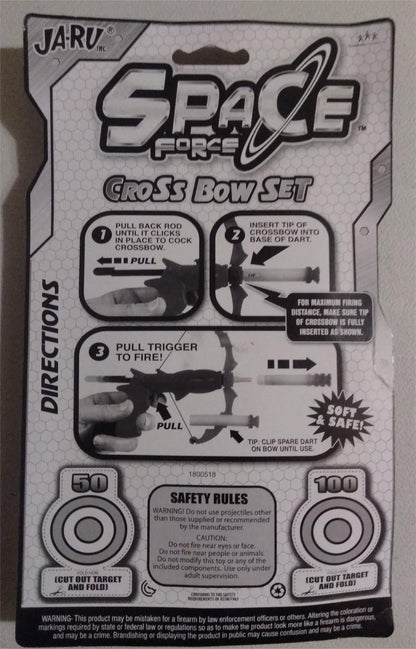 Space Force Cross Bow Set / JA-RU /  2 Packs, 2 Bows / Includes 2 Darts - New!