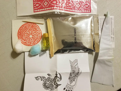 Henna Tattoo Kit Natural Body Painting - Complete Kit - NIB - Free Shipping!