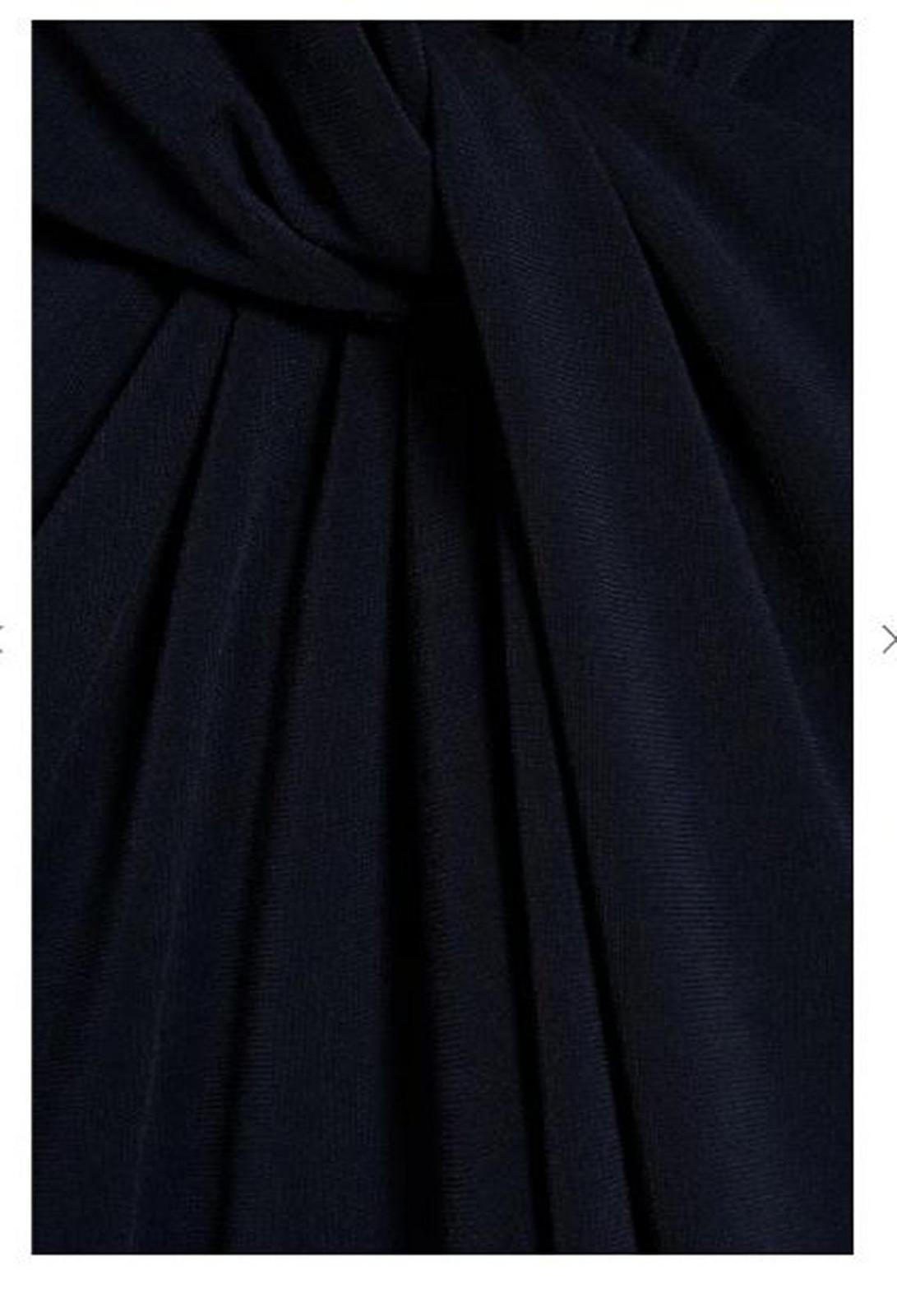 HALSTON EVENING Kathryn Twist Cutout Jumpsuit, Navy - Brand New - Free Shipping!