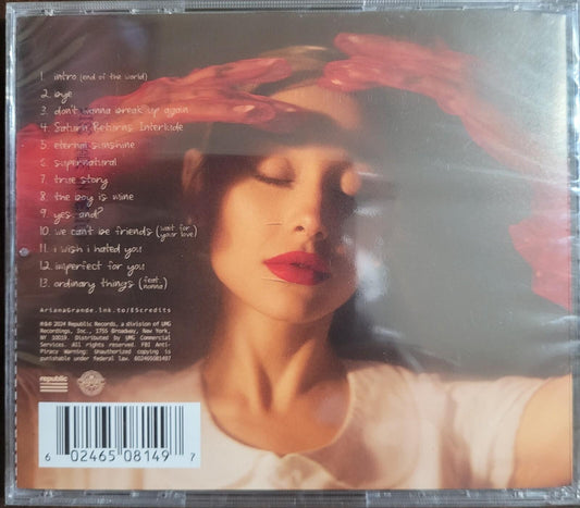 Ariana Grande Eternal Sunshine, New (Sealed - Mint) CD - Free Shipping!