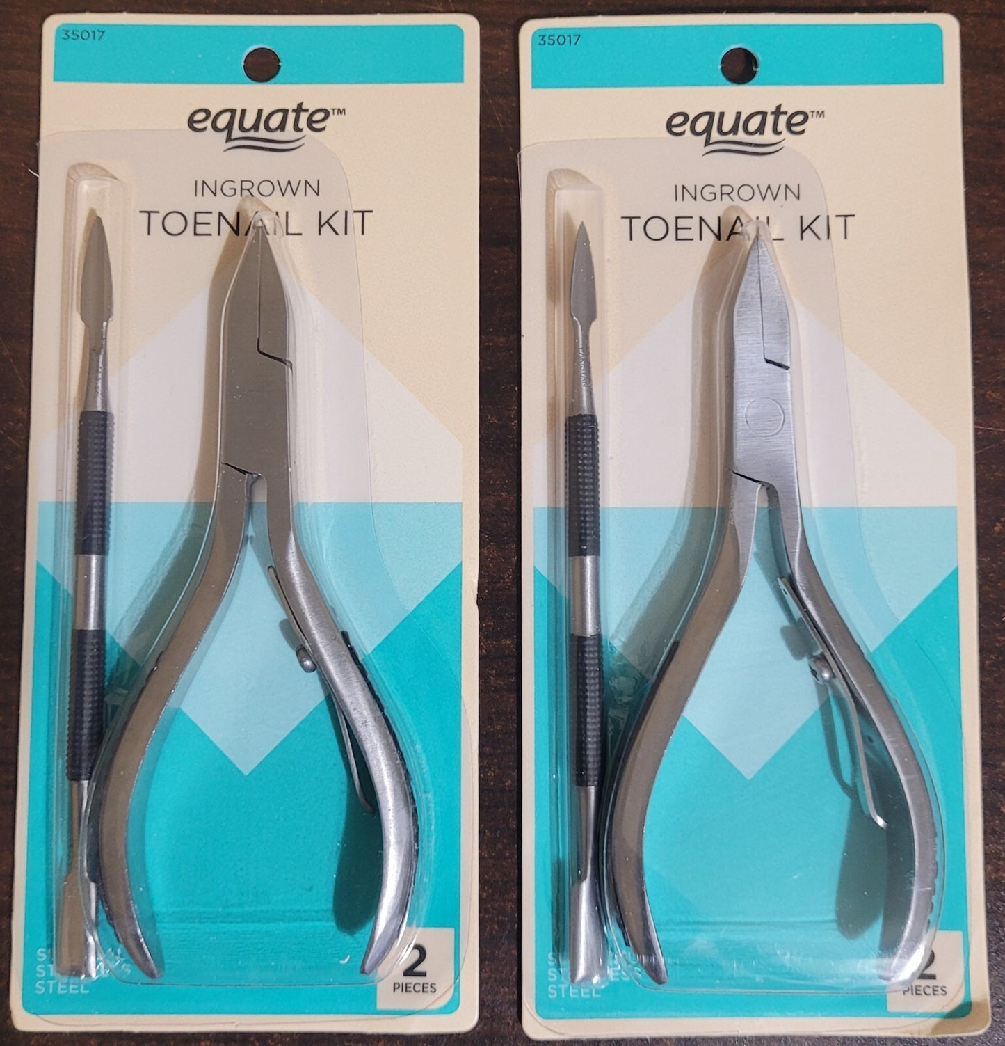 Equate Beauty Ingrown Toenail Clipper Kit (2 Pack) - New! - Free Shipping!