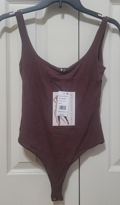 Naked Wardrobe Sleeveless Hourglass Bodysuit (NW-B0046BM), New - Free Shipping!