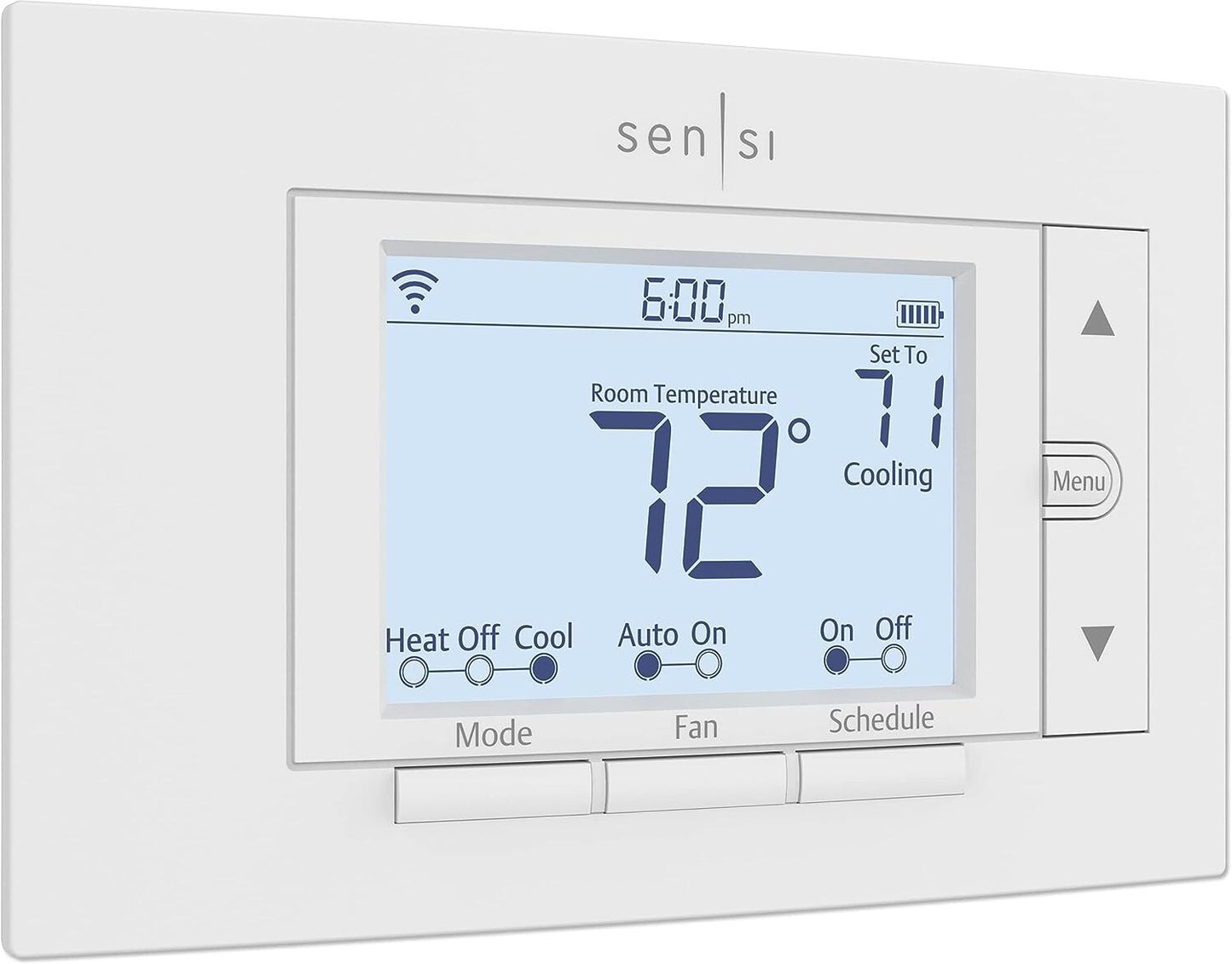 Emerson Sensi Touch Wi-Fi Smart Thermostat - White (ST55U), New (Open Box)