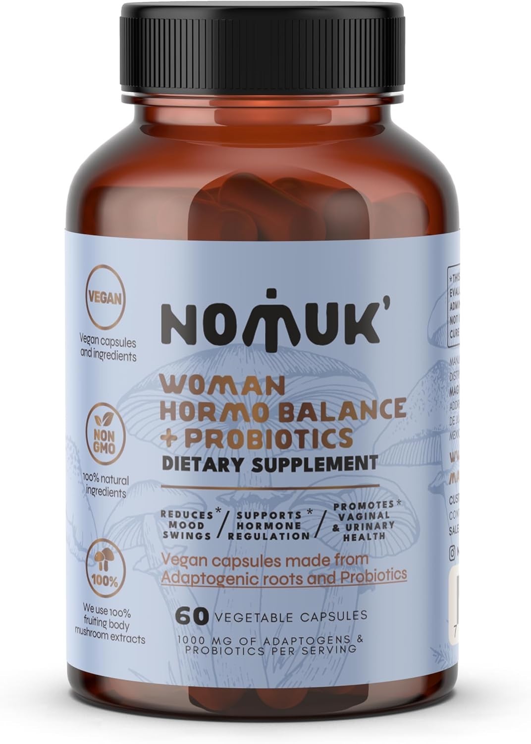 Nomuk Women Hormone Balance + Probiotics, 60 capsules, Exp. 1/26