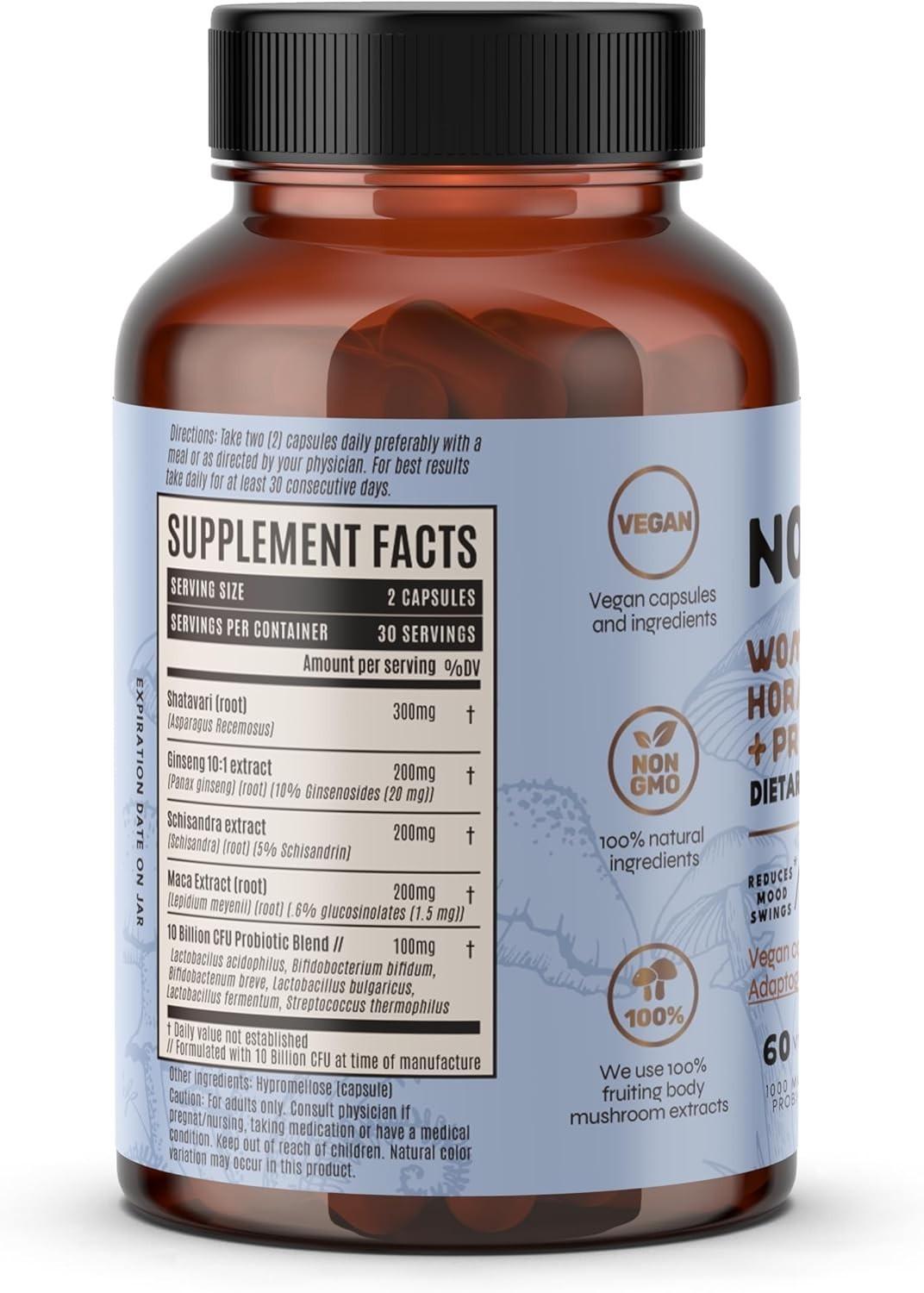 Nomuk Women Hormone Balance + Probiotics, 60 capsules, Exp. 1/26