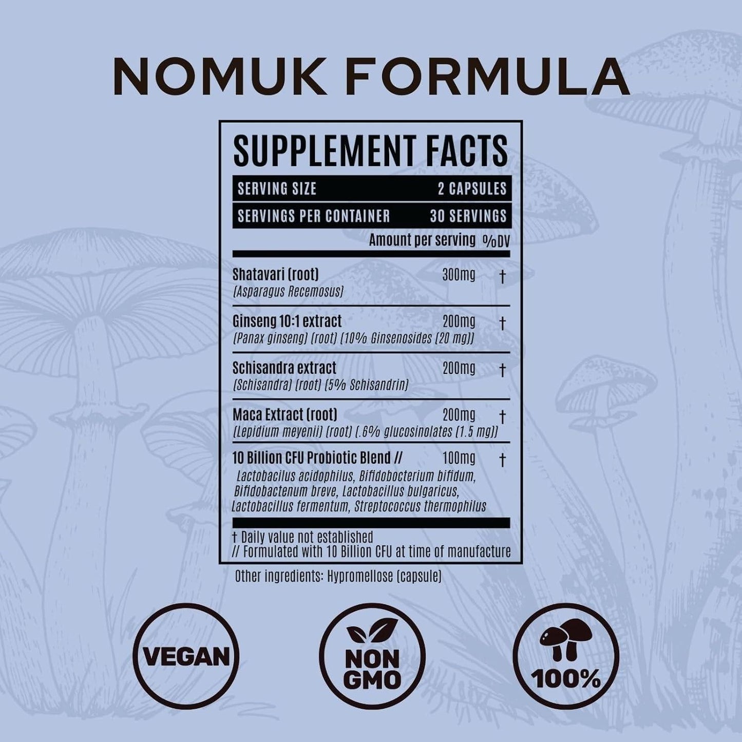 Nomuk Women Hormone Balance + Probiotics, 60 capsules, Exp. 1/26