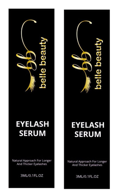 Belle Beauty Eyelash Growth Serum, 3ml / .1 fl oz - Free Shipping! - Exp. 10/27