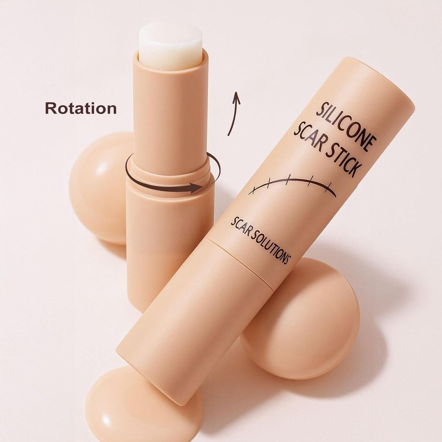 Scar Solutions Silicone Scar Stick,60% Silicone - Face & Body, (2 Pk) -Exp. 7/28