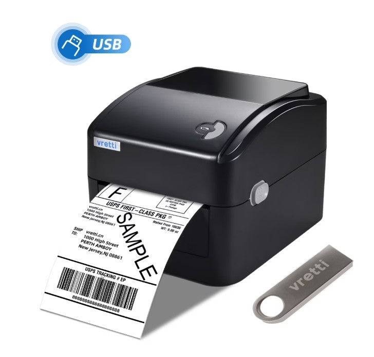 Vretti USB Thermal Label Printer 420b, New in Box - Free Ship!