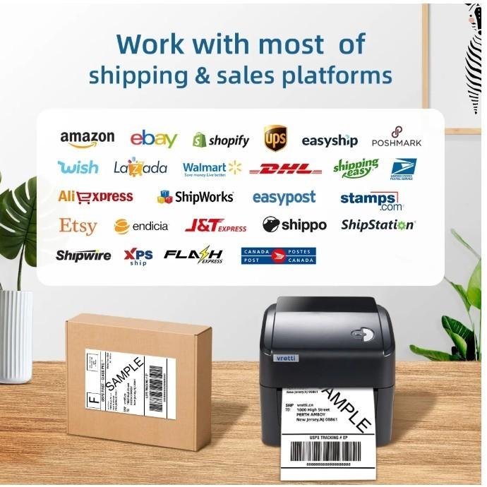 Vretti USB Thermal Label Printer 420b, New in Box - Free Ship!