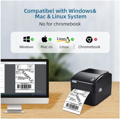 Vretti USB Thermal Label Printer 420b, New in Box - Free Ship!