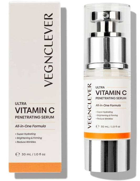 Vegnclever Super Vitamin C Serum, Anti-Aging Formula, 1 oz Exp. 11/26, Free Ship