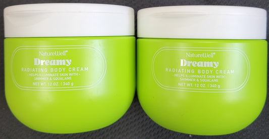 NatureWell Dreamy Radiating Body Cream (2 Pack, 24oz total) Free Shipping!
