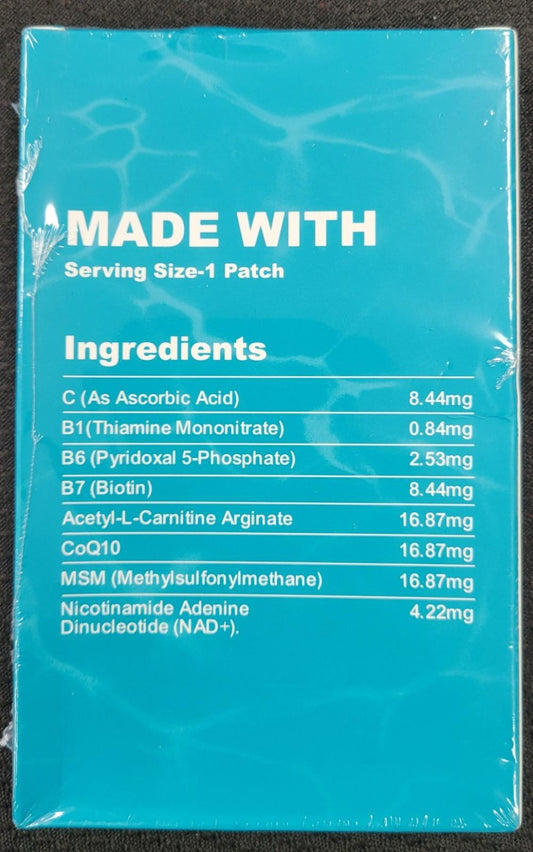 Miss Luly Nad+ Patches Advanced Formula (3 Packs, 180 Patches) CoQ10, Free Ship!