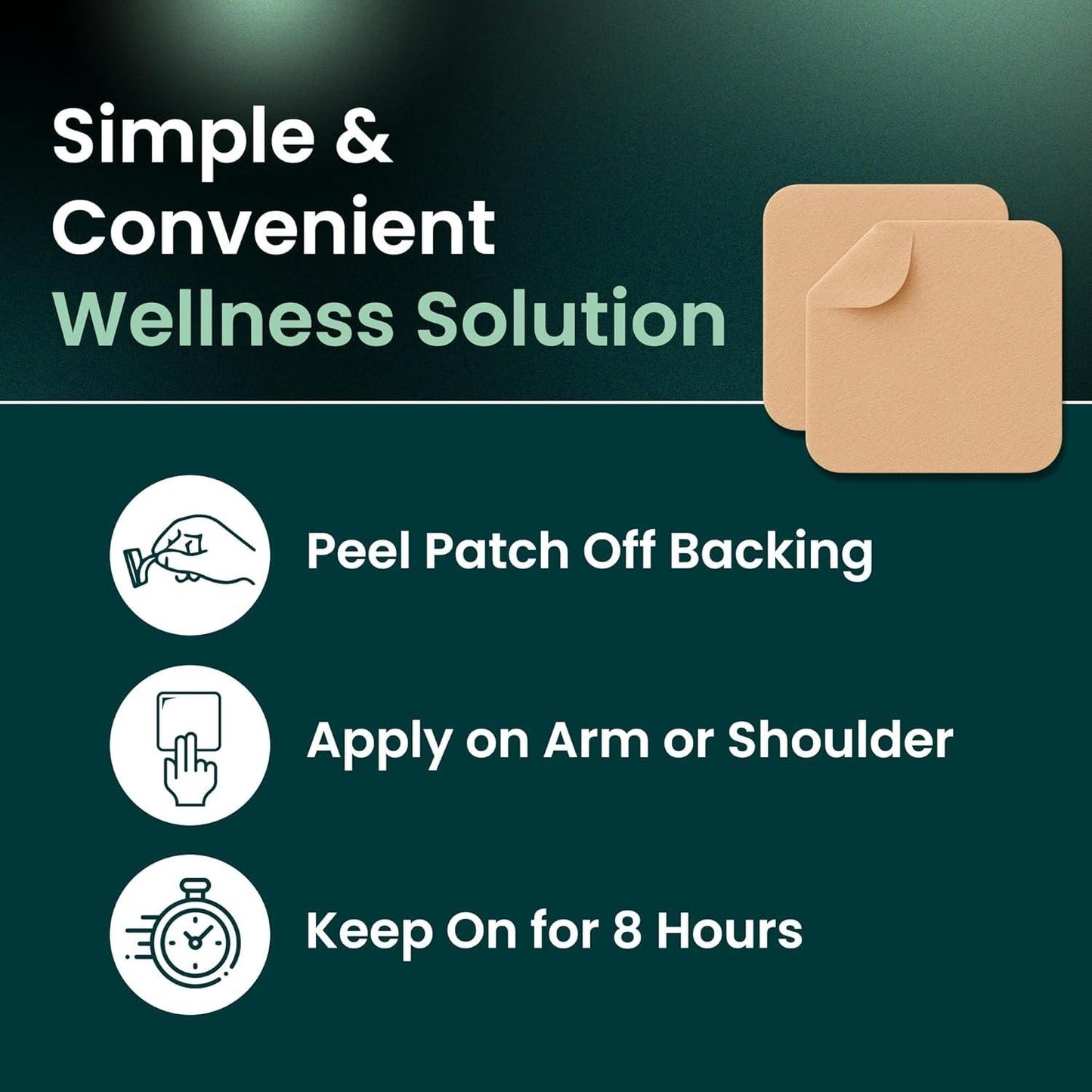 Miss Luly Nad+ Patches Advanced Formula (3 Packs, 180 Patches) CoQ10, Free Ship!