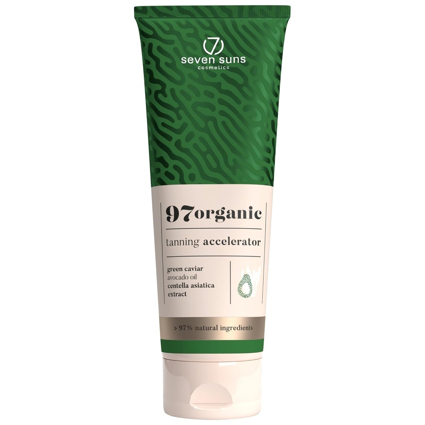 Seven Suns 97 Organic Tanning Accelerator, Tan Lotion, 8.5 oz/250 ml, Free Ship!