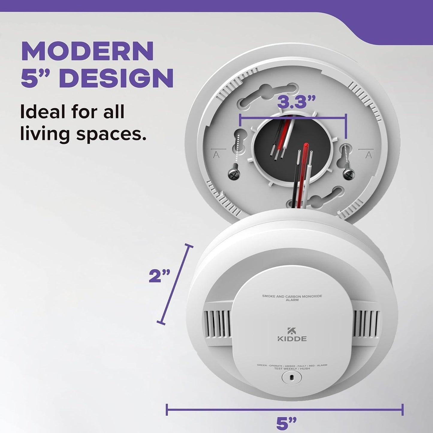 Kidde Smoke and Carbon Monoxide Combination Detector  (30CUAR), (New, 2 Pack)