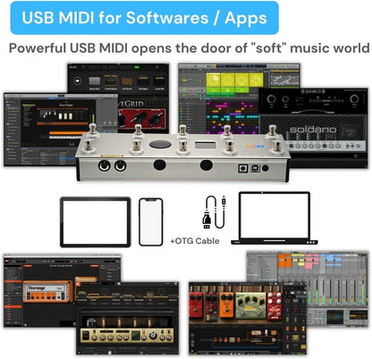Paint Audio MIDI Captain Foot Controller Multi-Effects, USB - New, Free Ship!