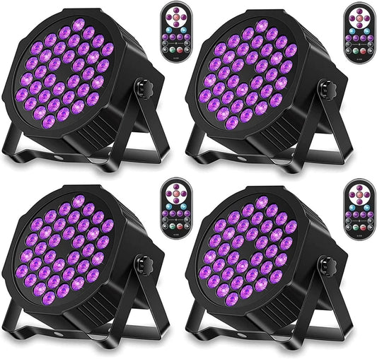 U`King 36 LED Lights, 72W UV Blacklights Stage Lights, ZQ01087, New, Free Ship!