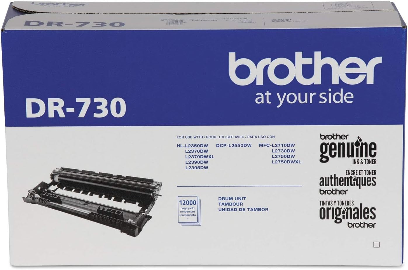 Genuine Brother DR-730 Drum Unit for HL-L23, DCP-L255 & MFC - Free Shipping!