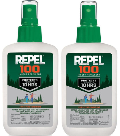 Repel 100 Insect Repellent with DEET, (2 Pack - 8 oz total) - Free Shipping!