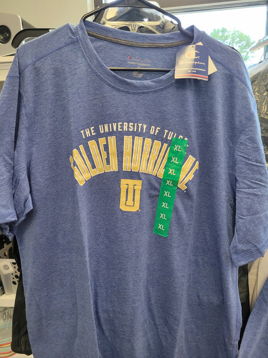 Champion Tulsa Hurricanes T-Shirts - Blue