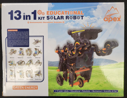 Apex 13 in 1 Educational Solar Robot Kit
