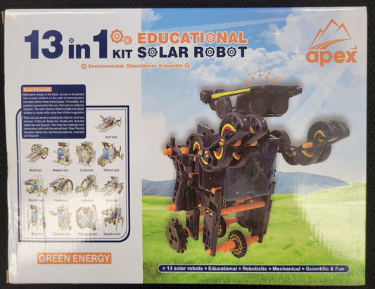 Apex 13 in 1 Educational Solar Robot Kit
