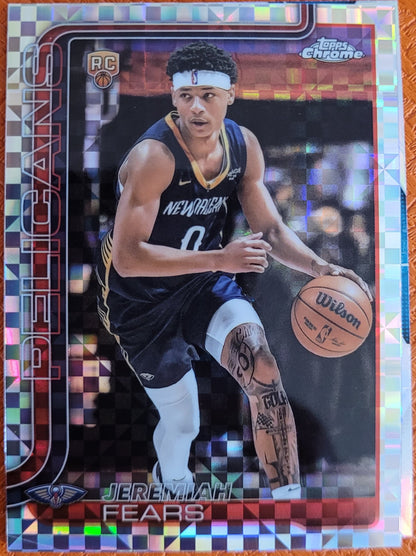 2024-2025 Panini Mosiac, Prizms, & Topps Crome Rookie Card Set, Nine Players!