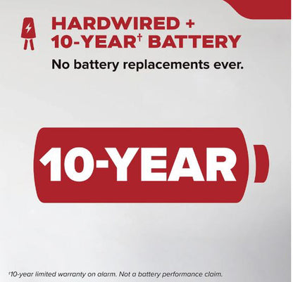 Kidde 20SA10 Hard Wired Smoke Alarm Detector, 10 Year battery, 4 Pack, New!